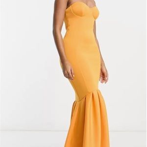 Strapless Bandeau Maxi Dress